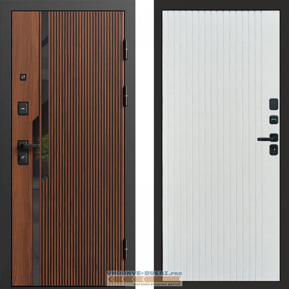 Дверь Termo Door Флекс Бетон Flat Белый софт